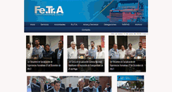 Desktop Screenshot of fetra.org.ar